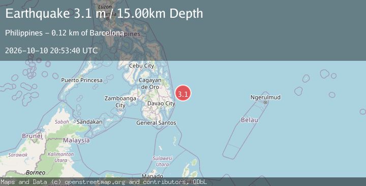 Map of PHILIPPINE ISLANDS REGION