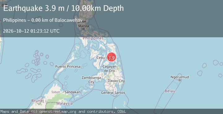 Map of LEYTE, PHILIPPINES