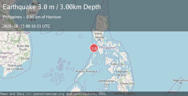 Map of MINDORO, PHILIPPINES