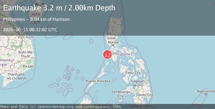 Map of MINDORO, PHILIPPINES