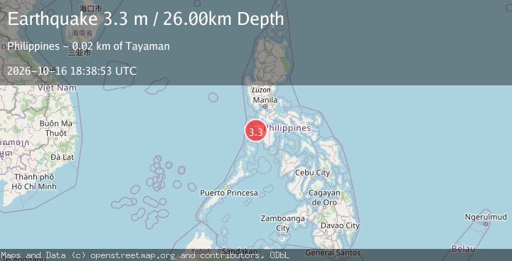 Map of MINDORO, PHILIPPINES
