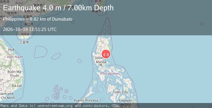 Map of LUZON, PHILIPPINES