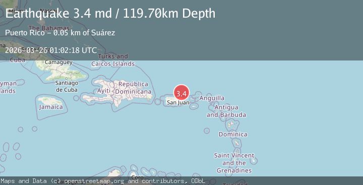 Map of PUERTO RICO REGION