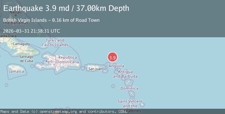 Map of VIRGIN ISLANDS REGION