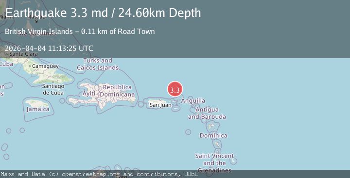 Map of VIRGIN ISLANDS REGION