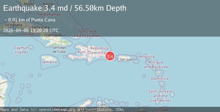 Map of DOMINICAN REPUBLIC