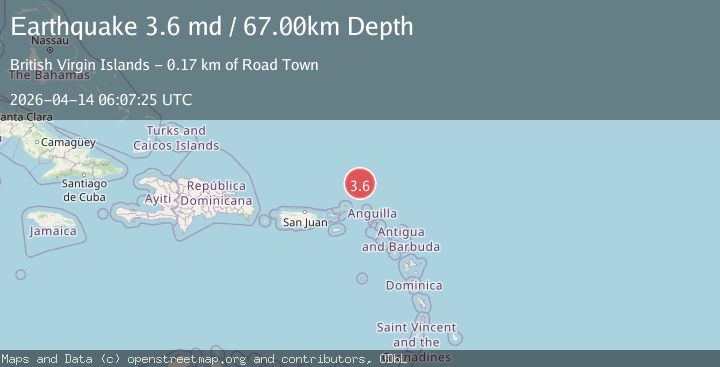 Map of VIRGIN ISLANDS REGION