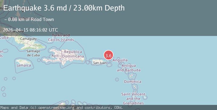 Map of VIRGIN ISLANDS REGION
