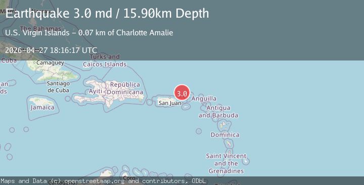 Map of VIRGIN ISLANDS REGION