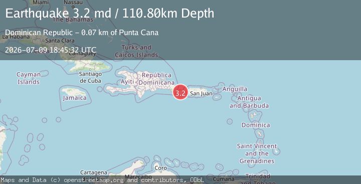 Map of MONA PASSAGE, PUERTO RICO