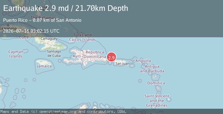 Map of PUERTO RICO REGION