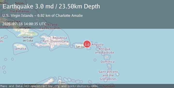 Map of VIRGIN ISLANDS REGION