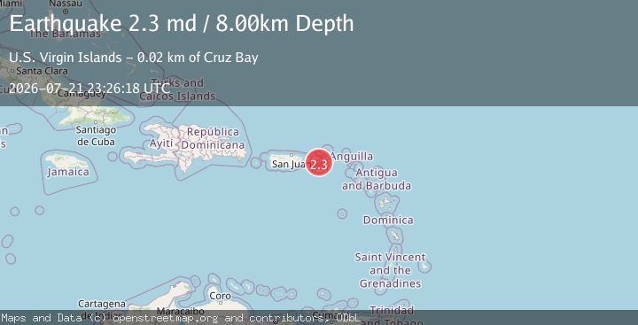 Map of VIRGIN ISLANDS REGION