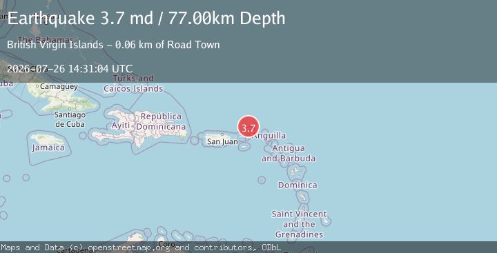 Map of VIRGIN ISLANDS REGION