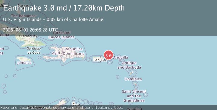 Map of VIRGIN ISLANDS REGION