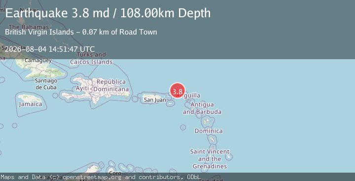 Map of VIRGIN ISLANDS REGION