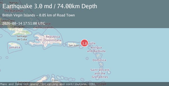 Map of VIRGIN ISLANDS REGION
