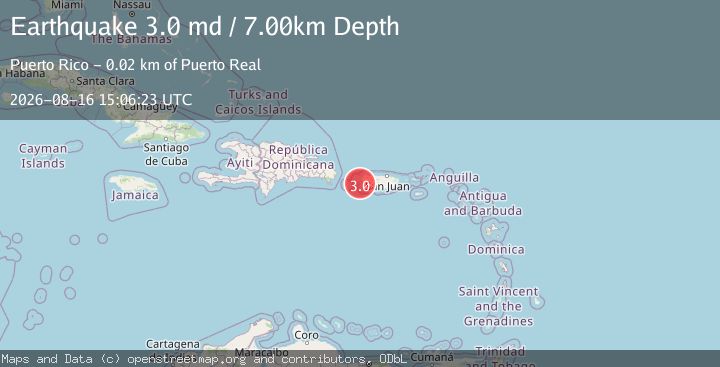 Map of MONA PASSAGE, PUERTO RICO