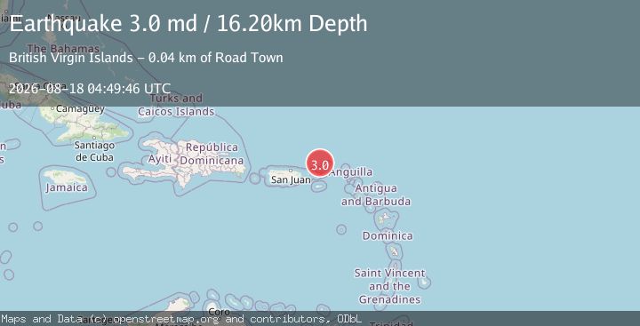 Map of VIRGIN ISLANDS REGION
