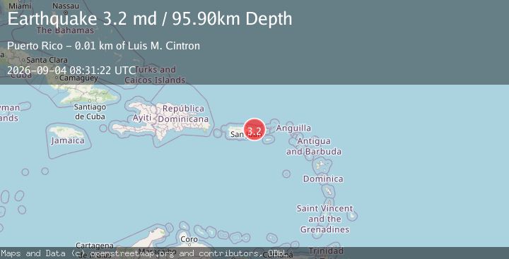 Map of PUERTO RICO REGION