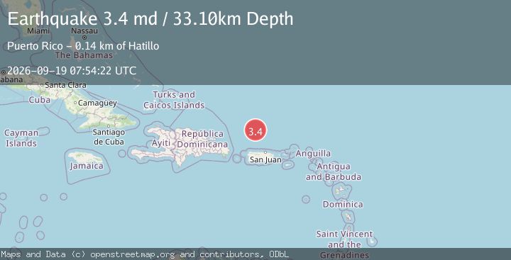 Map of PUERTO RICO REGION