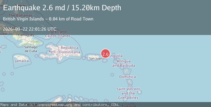 Map of VIRGIN ISLANDS REGION