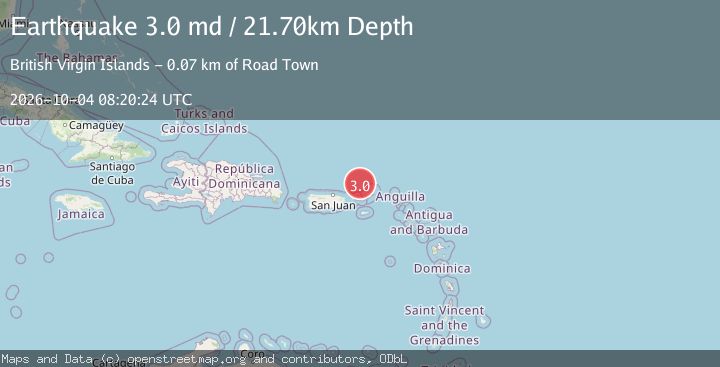 Map of VIRGIN ISLANDS REGION