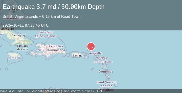 Map of VIRGIN ISLANDS REGION