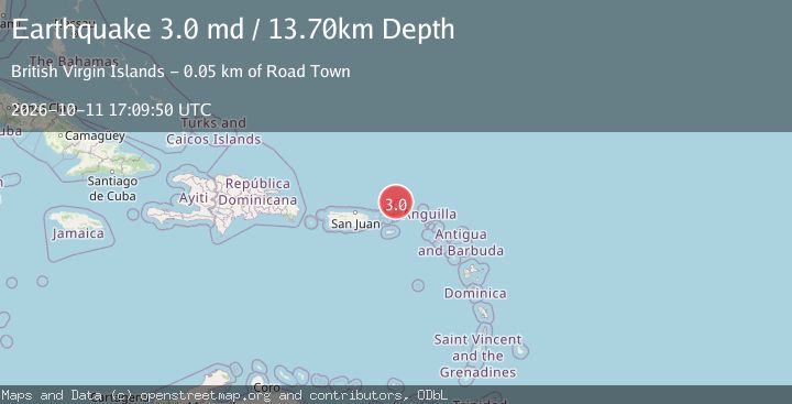Map of VIRGIN ISLANDS REGION