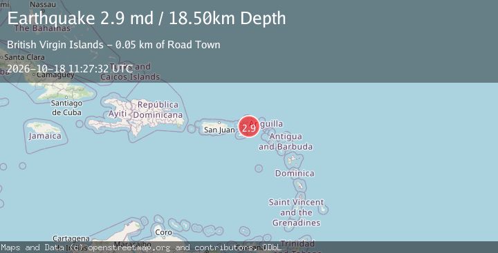 Map of VIRGIN ISLANDS REGION