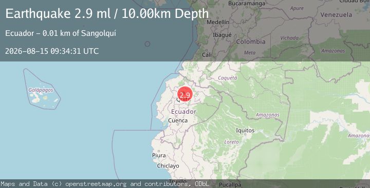 Map of ECUADOR