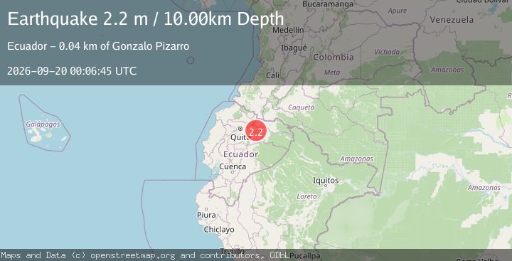 Map of ECUADOR