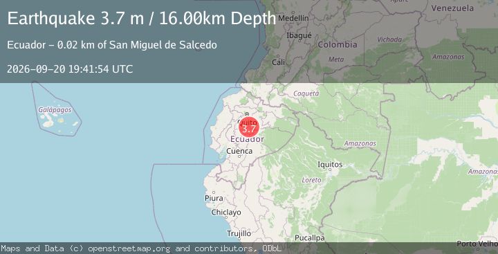 Map of ECUADOR