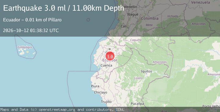 Map of ECUADOR