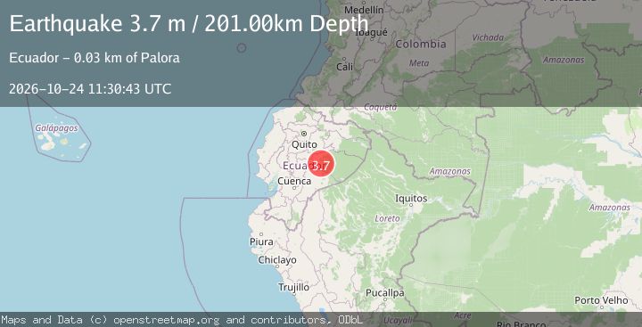 Map of ECUADOR