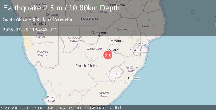Map of SOUTH AFRICA