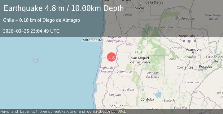 Map of ATACAMA, CHILE
