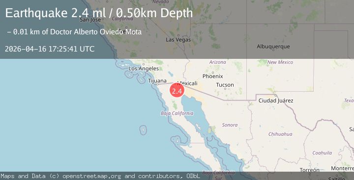 Map of BAJA CALIFORNIA, MEXICO