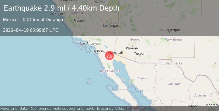 Map of BAJA CALIFORNIA, MEXICO