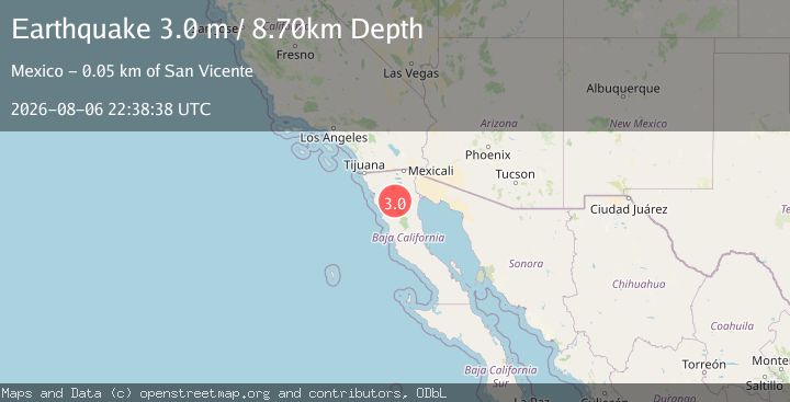 Map of BAJA CALIFORNIA, MEXICO
