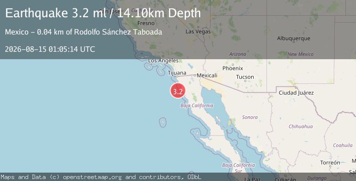 Map of OFFSHORE BAJA CALIFORNIA, MEXICO