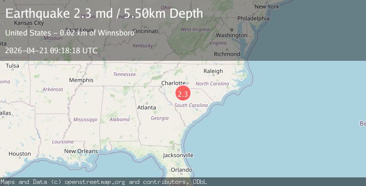 Map of SOUTH CAROLINA