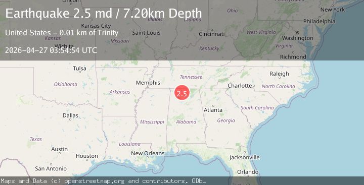 Map of ALABAMA