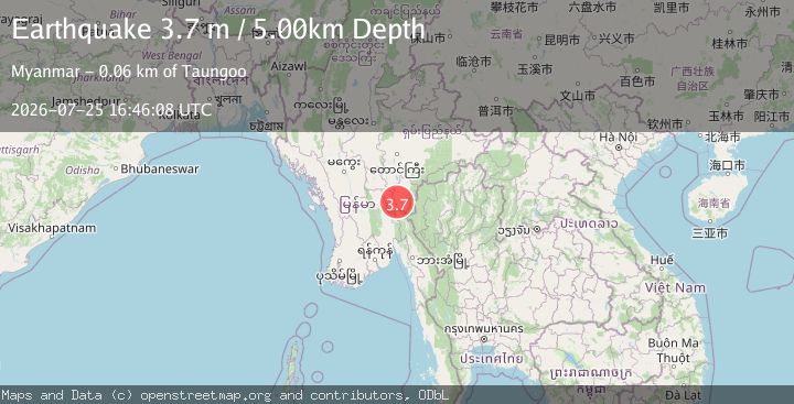 Map of MYANMAR