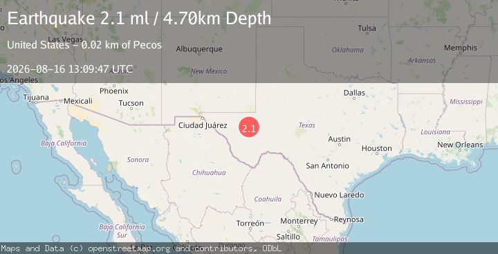 Map of WESTERN TEXAS