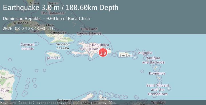 Map of DOMINICAN REPUBLIC