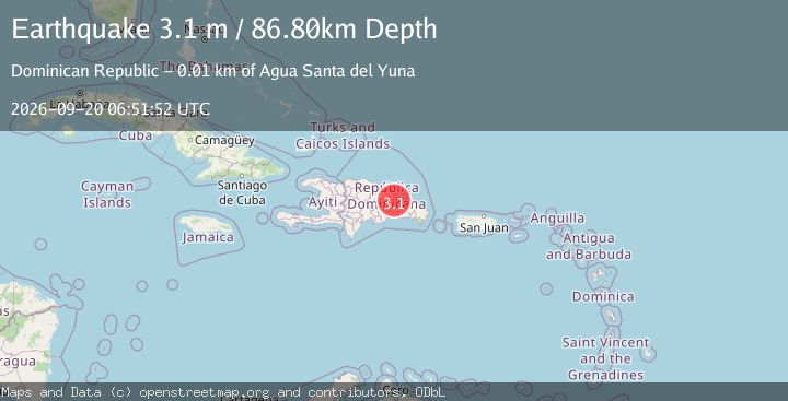 Map of DOMINICAN REPUBLIC