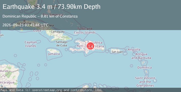 Map of DOMINICAN REPUBLIC