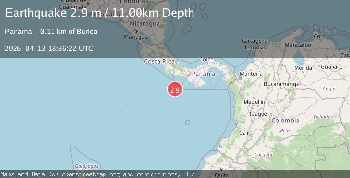 Map of SOUTH OF PANAMA