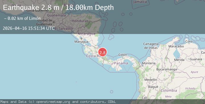 Map of NORTH OF PANAMA